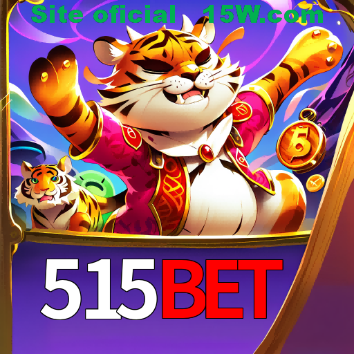 Imagem promocional da 515bet mostrando a plataforma e suas vantagens